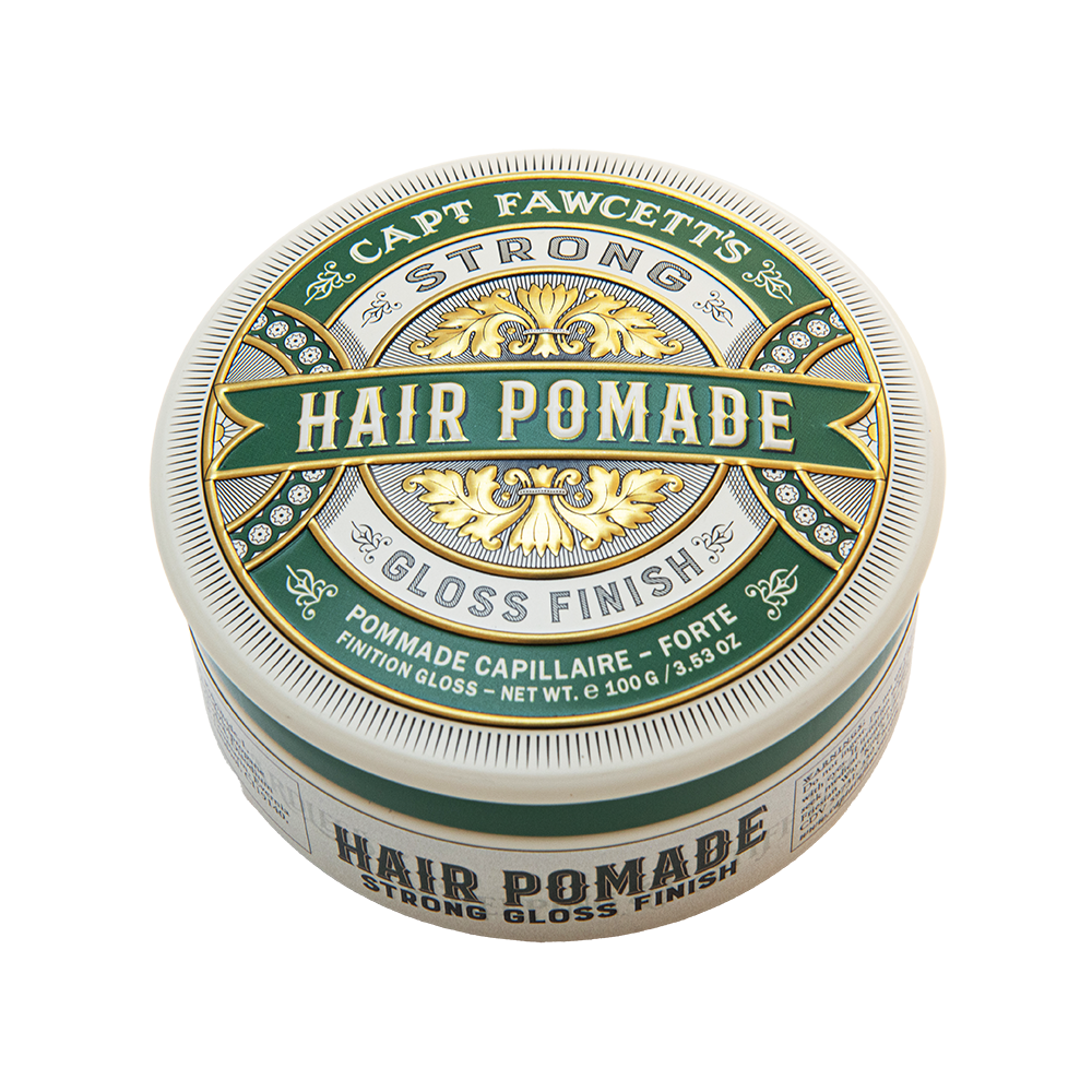 Captain Fawcett Strong Pomade 100g with High Gloss Finish