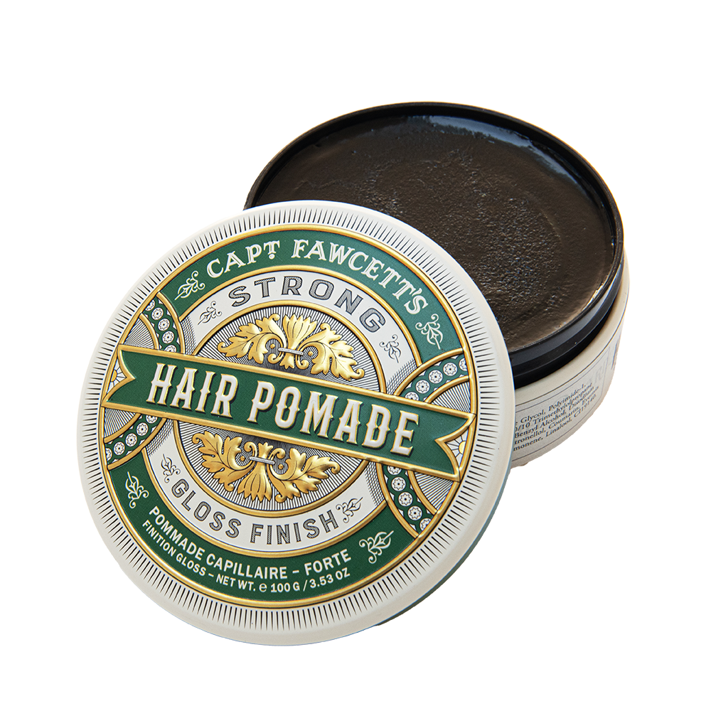 Captain Fawcett Strong Pomade with High Gloss Finish