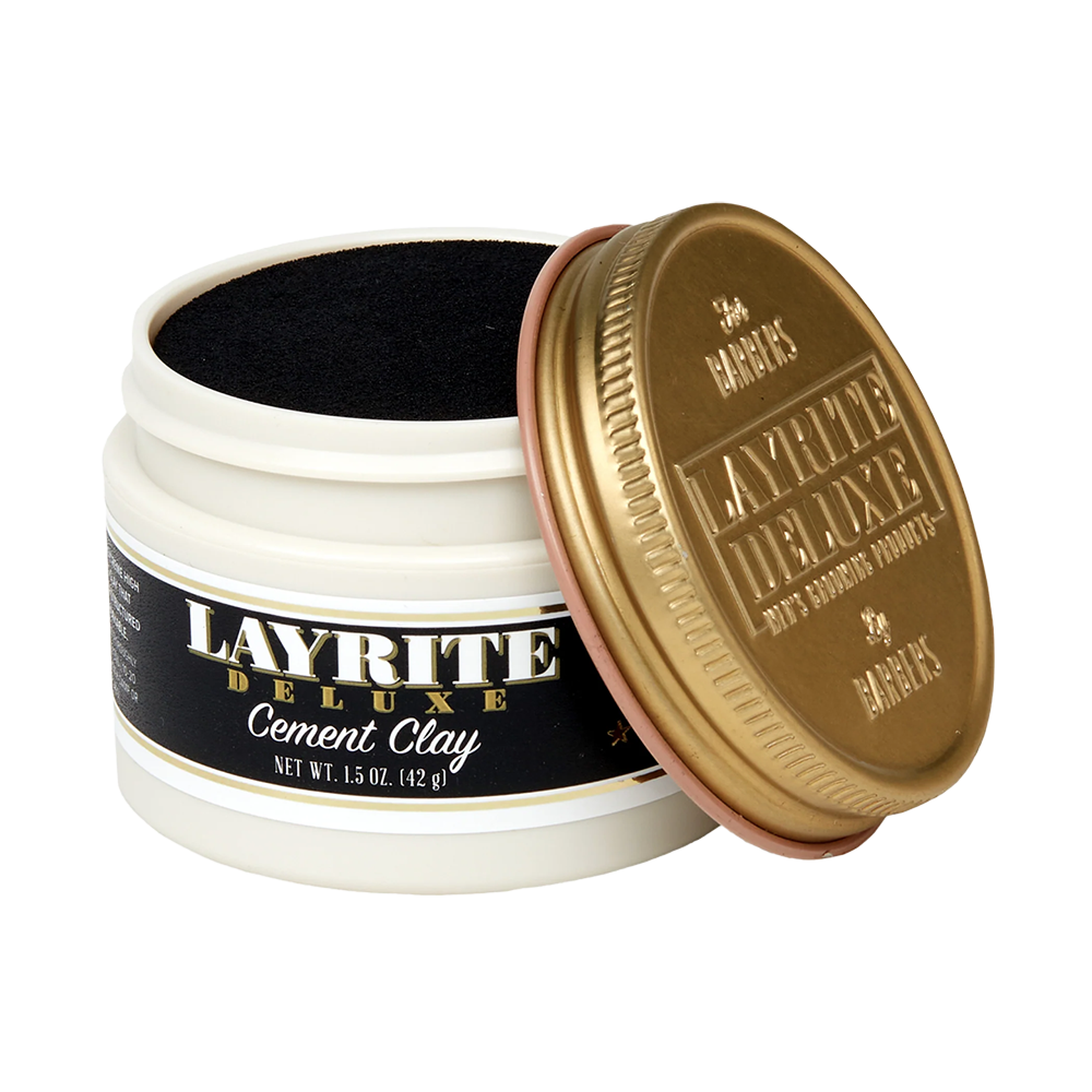 Layrite Cement Clay 42g - Styling with strong hold and matte finish