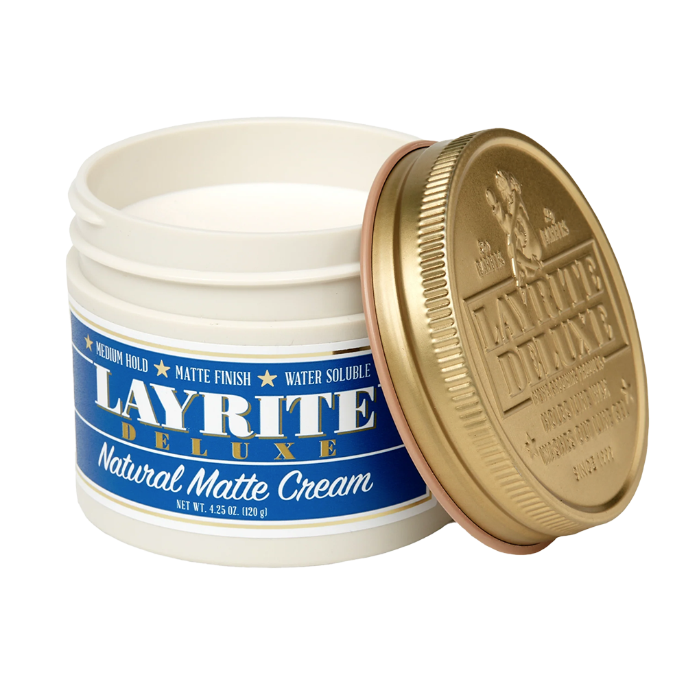 Layrite Natural Matte Cream 120g - Styling cream with matte finish for men