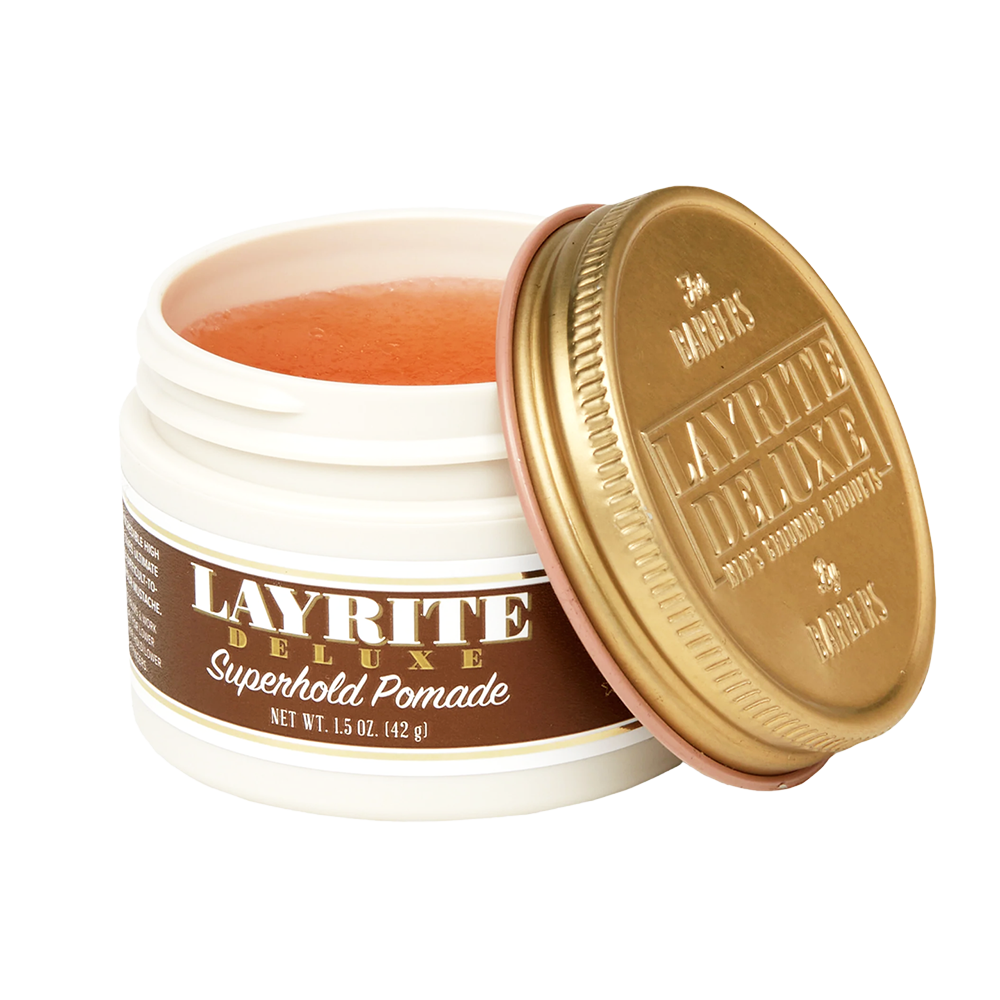 Layrite Superhold Pomade 42g with strong hold and medium shine