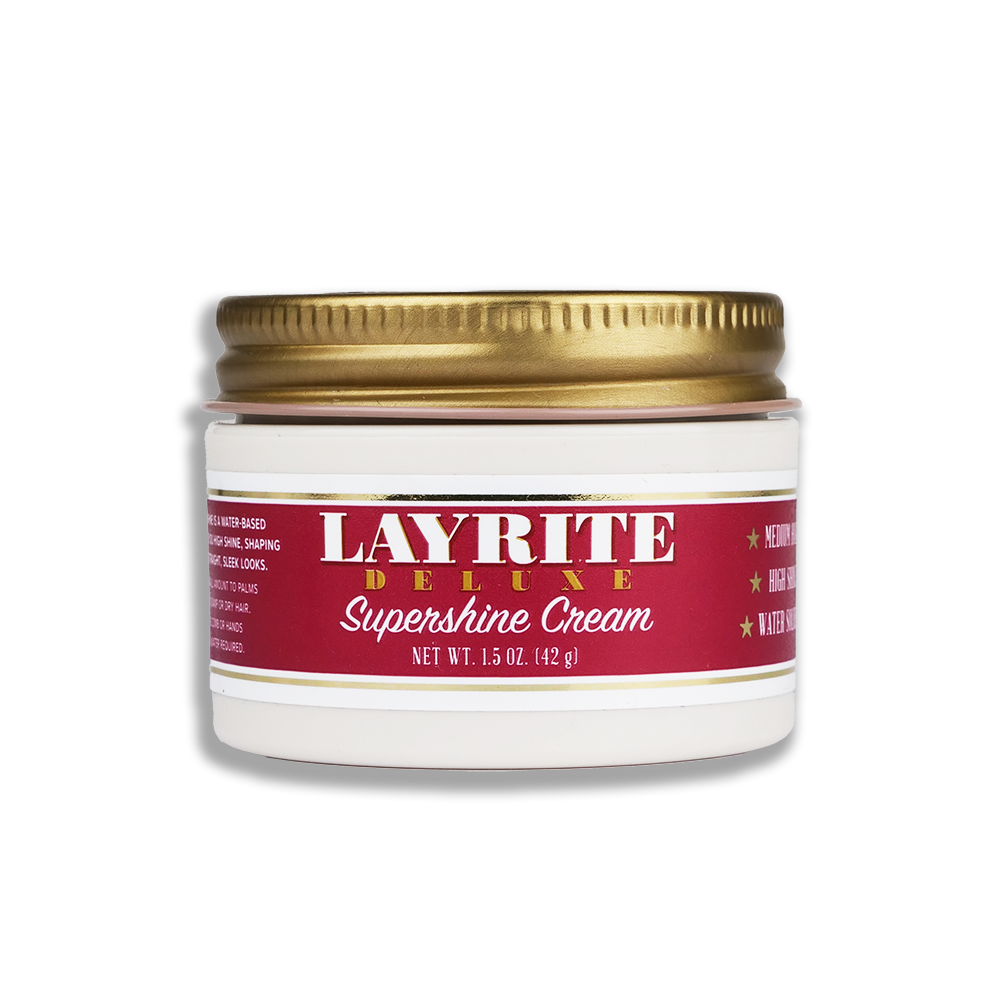 Layrite Supershine Cream 42g - Styling Cream for mens hair with a high shine finish and medium hold