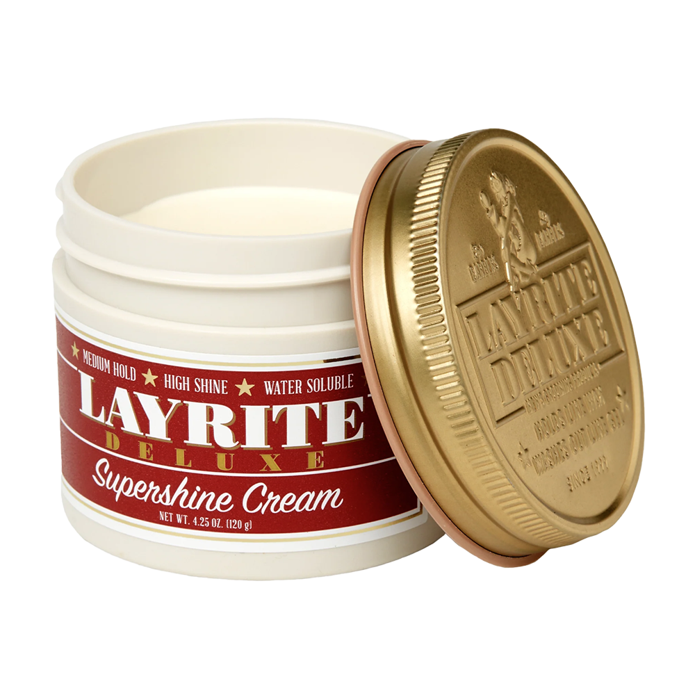 Layrite Supershine Cream 120g - Styling Cream for mens hair with a high shine finish