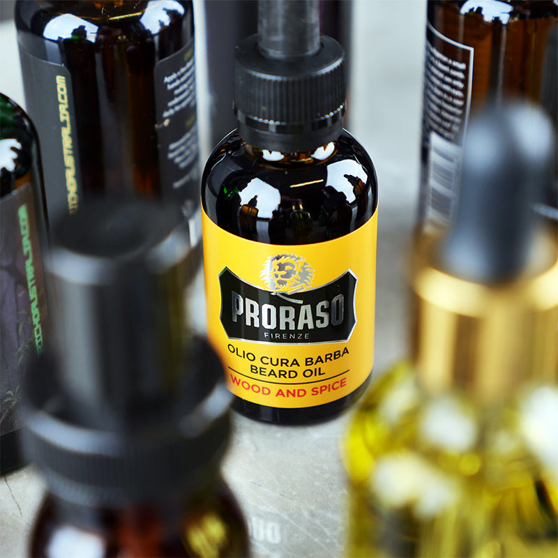 Range of beard oils for men