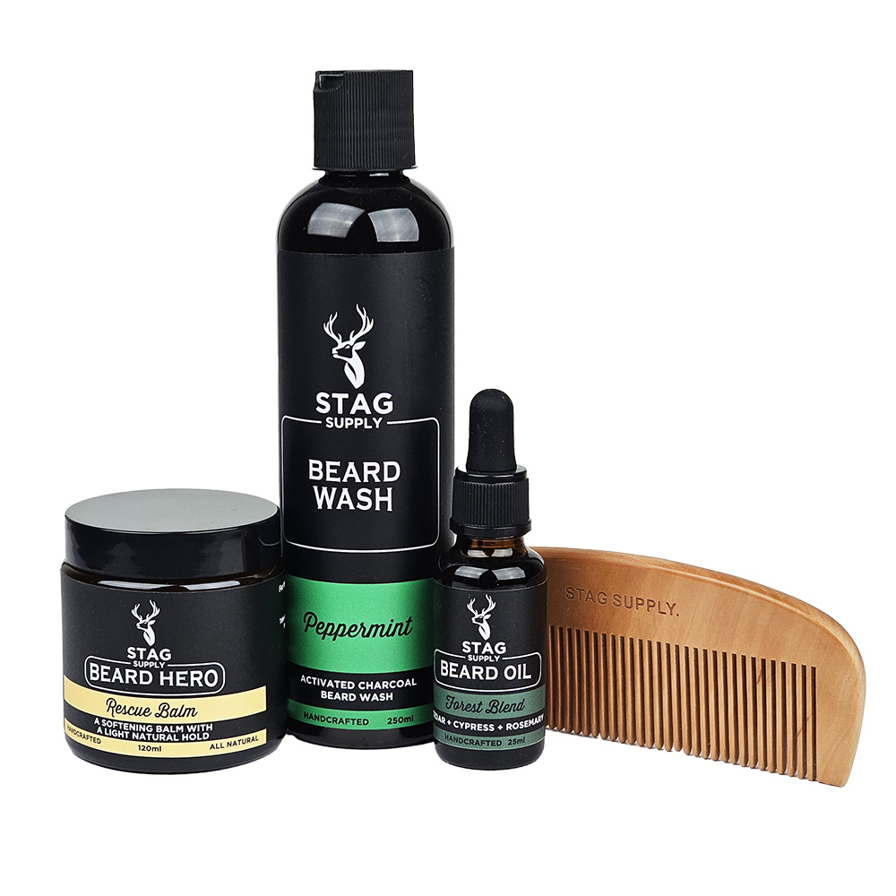 Stag Supply Ultimate Beard Bundle with Forest Blend Beard Oil