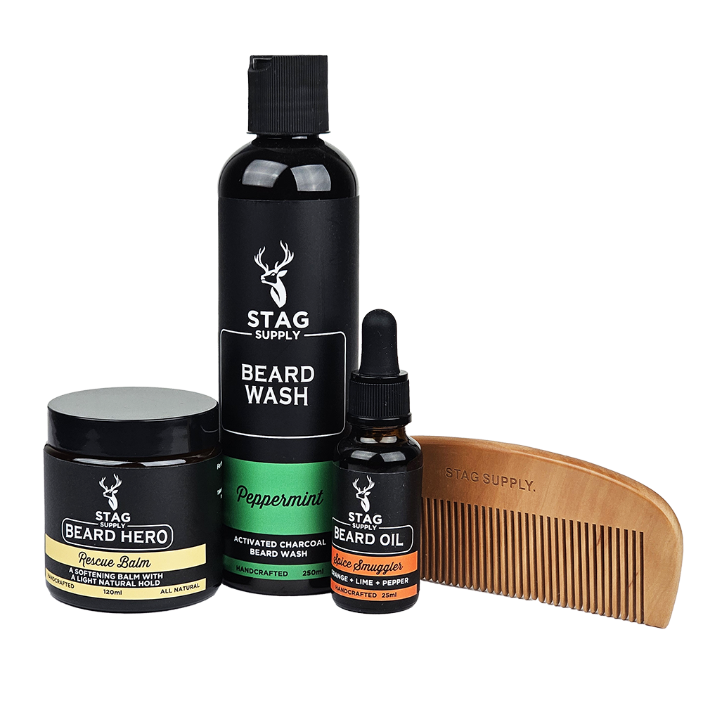 Stag Supply Ultimate Beard Bundle with Spice Smuggler Beard Oil