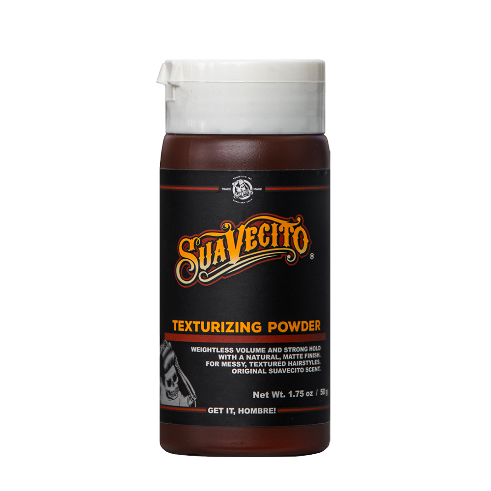 Suavecito Texturizing Powder 50g for messy textured hairstyles