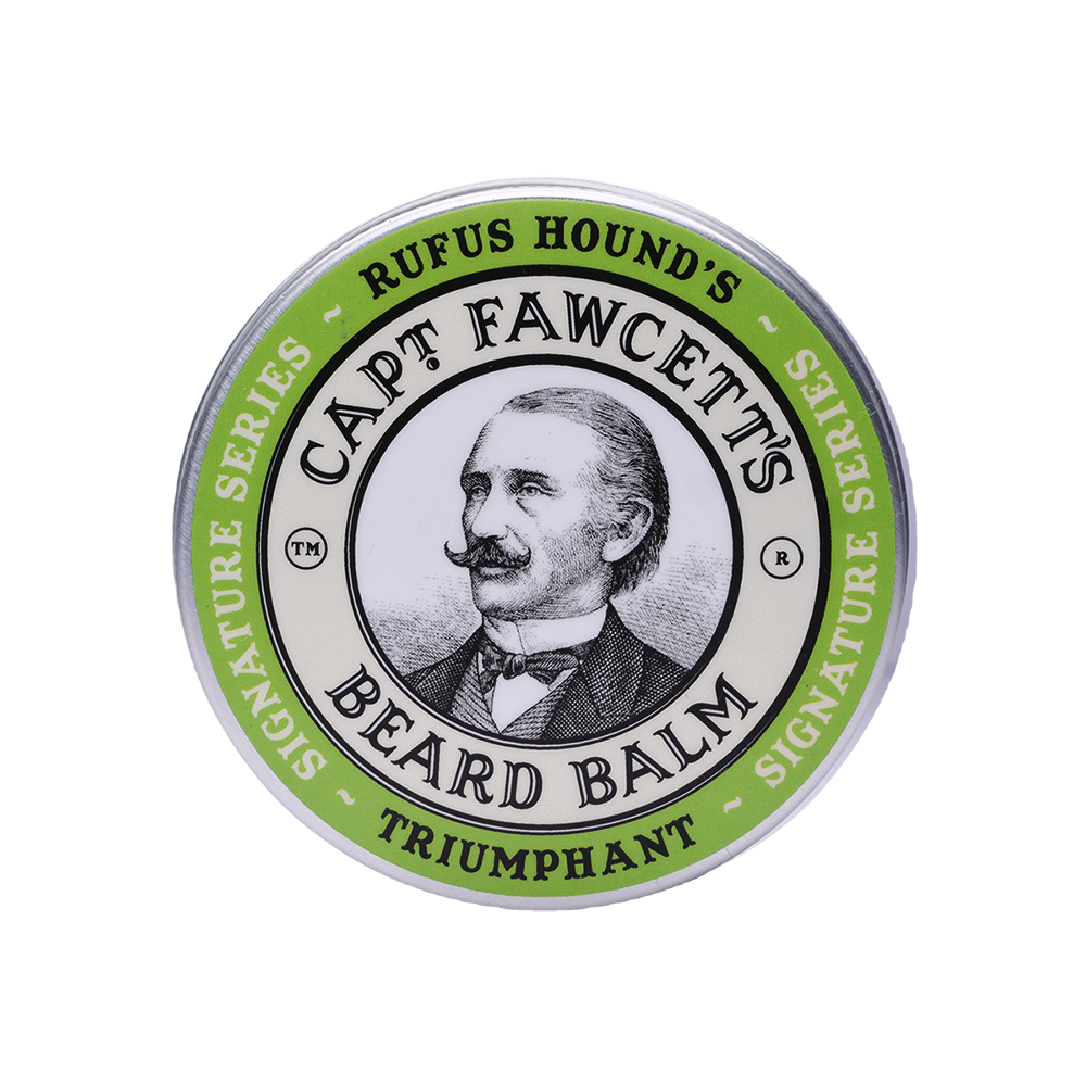 Captain Fawcett Triumphant Beard Balm from the Rufus Hound Signature Series