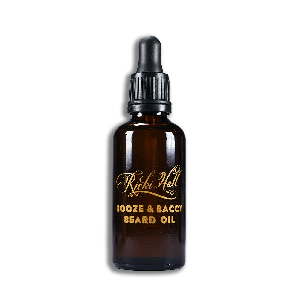 Captain Fawcett Booze & Baccy Beard Oil in the Rick Hall Signature Series