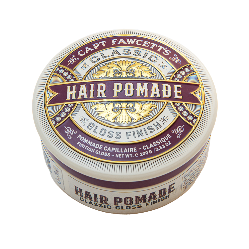 Captain Fawcett Classic Pomade with medium hold and gloss finish