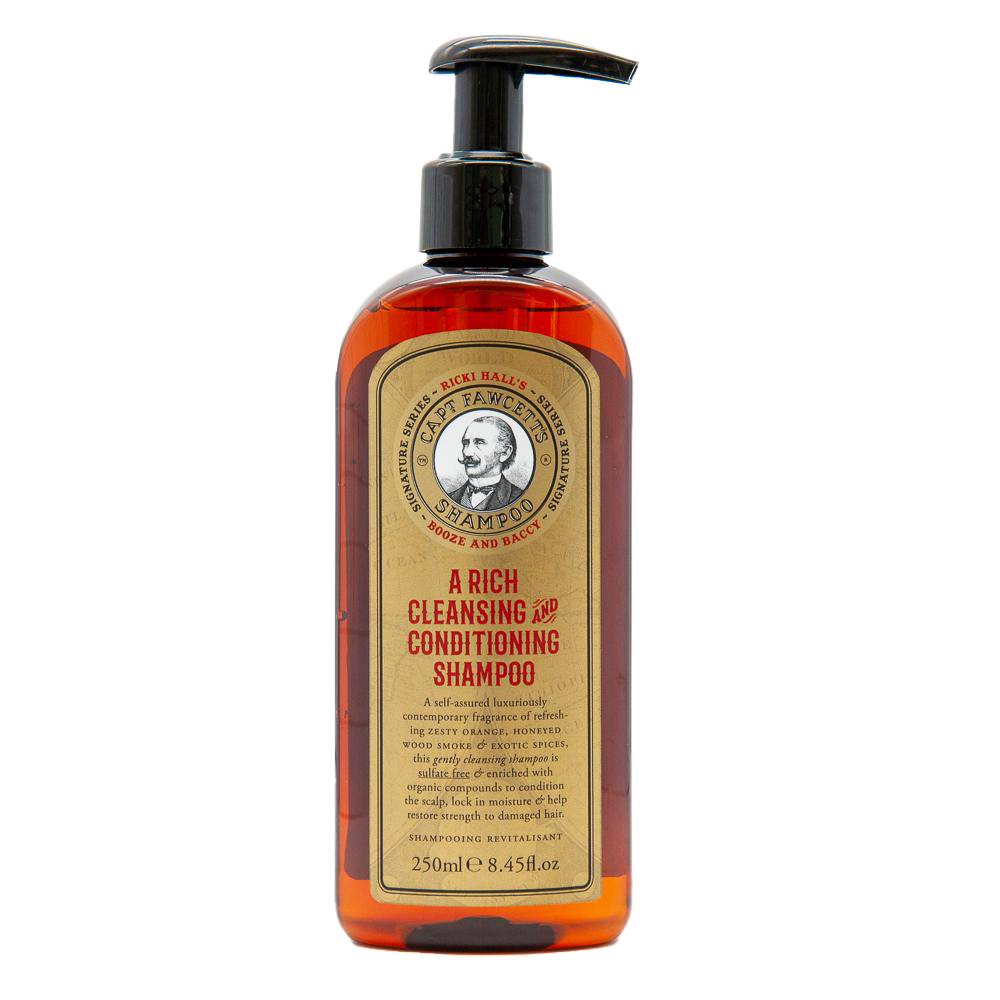 Captain Fawcett Booze & Baccy Conditioning Shampoo 250ml from Ricki Hall Signature Series