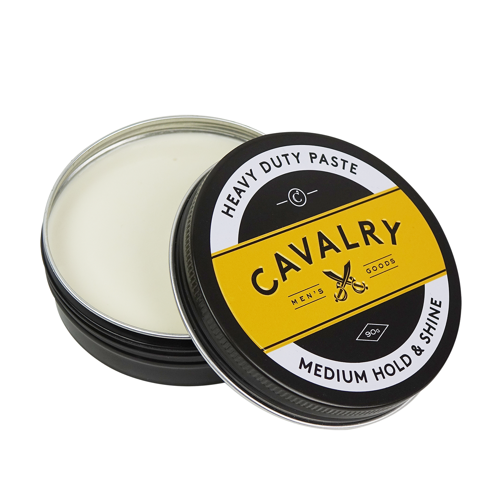 heavy duty hair styling paste with medium hold and shine