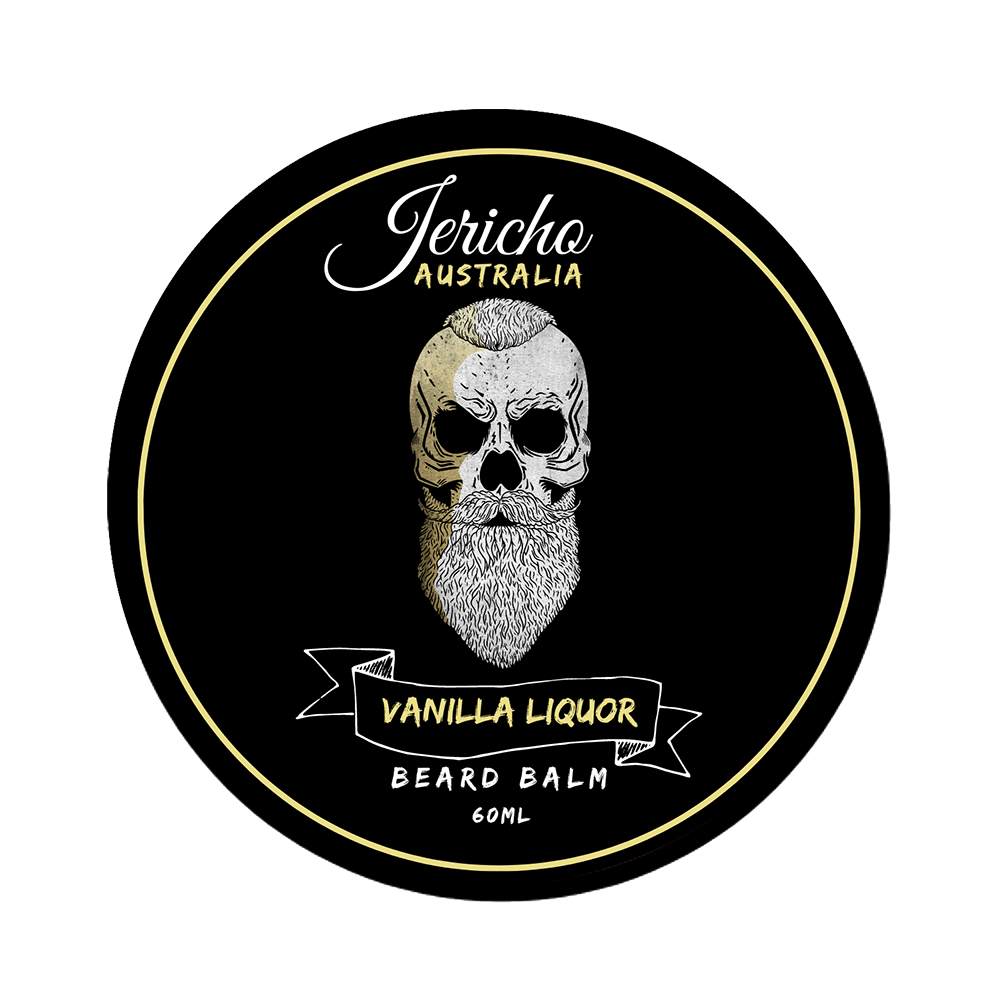 Jericho Australia Vanilla Liquor Beard Balm in 60ml jar