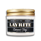 Layrite Cement Clay 120g - Styling with strong hold and matte finish