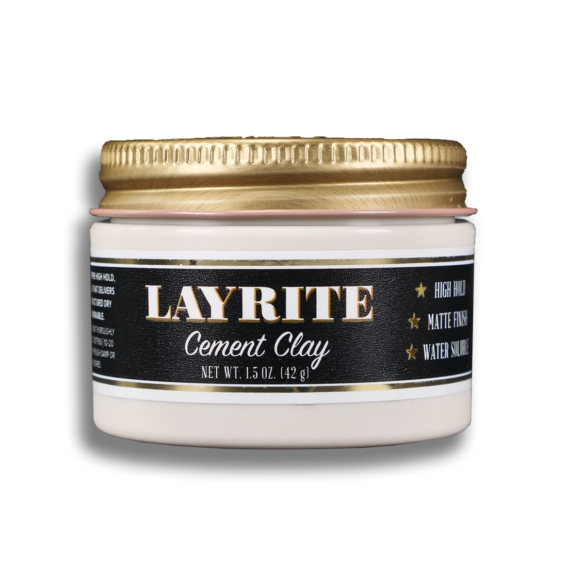 Layrite Cement Clay 42g hair styling for men