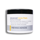 Menscience Advanced Acne Pads for men to help prevent and clear acne breakouts.