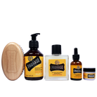 Proraso Wood & Spice Beard Bundle with brush, shampoo, beard balm, beard oil and moustache wax