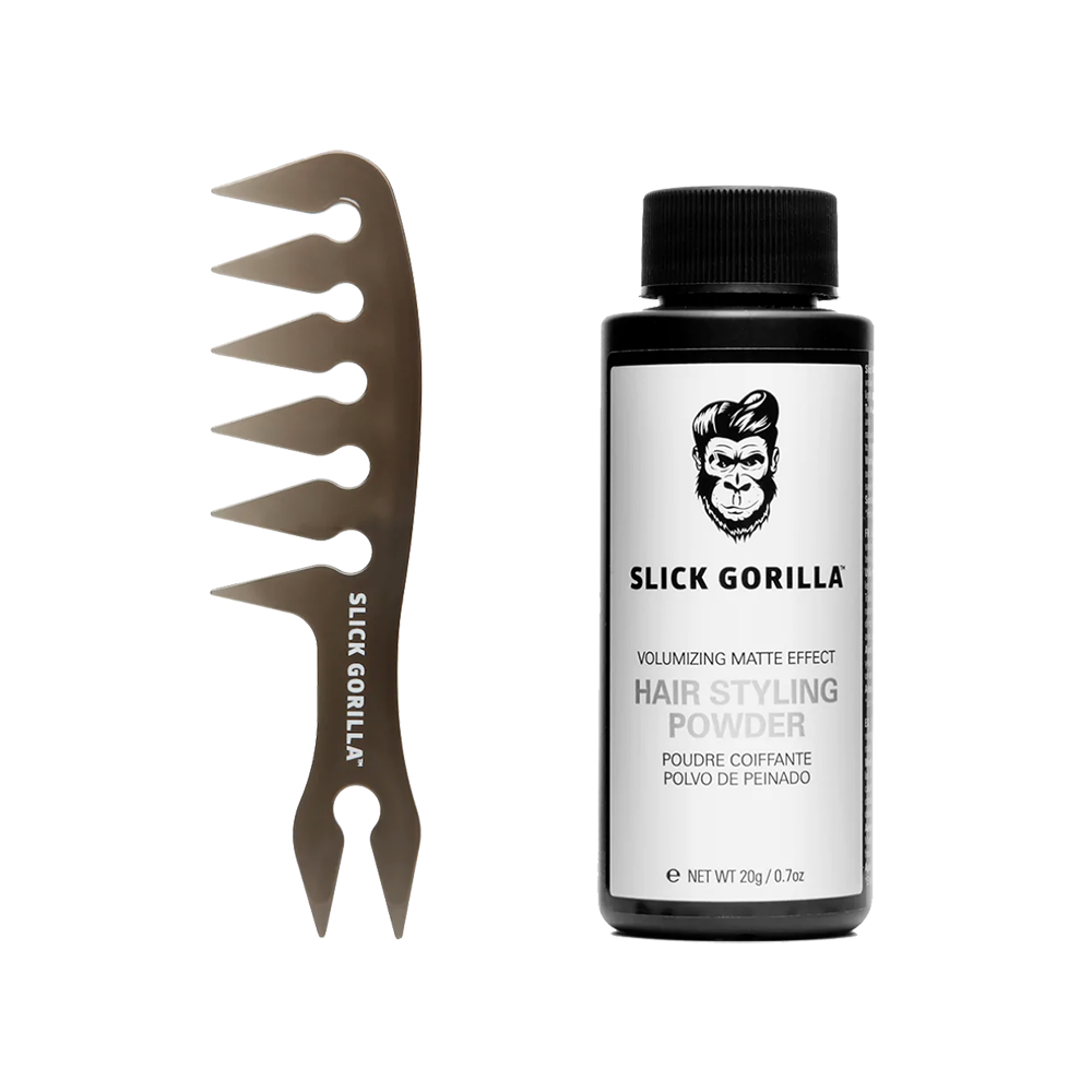 Slick Gorilla Styling Powder & Texture Comb Set