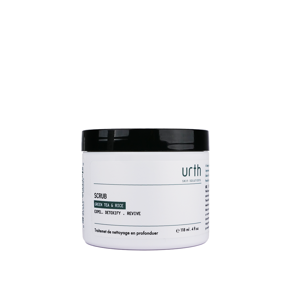 Urth Skin Solutions Exfoliating Face Scrub 118ml with Green Tea & Rice