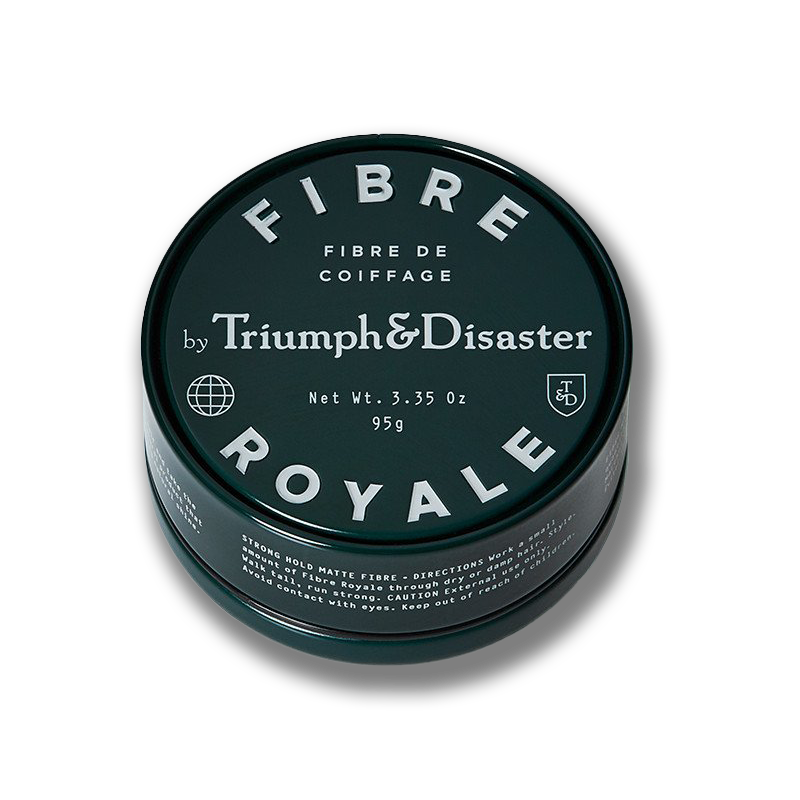 Triumph & Disaster Fibre Royale 95g hair styling fibre with strong hold and matte finish